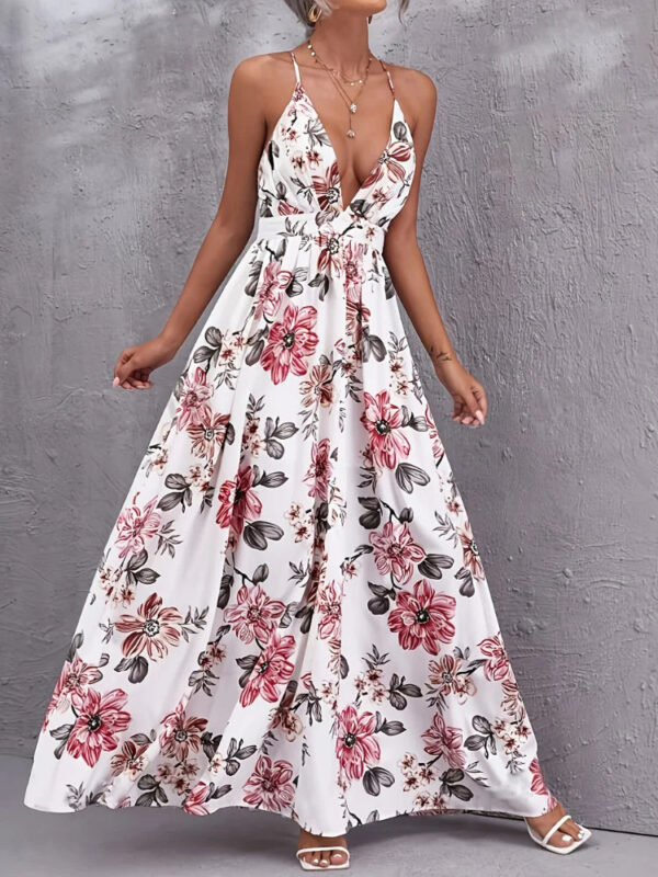 Vestido Estampa Floral Costa Nua Luiza - Imagem 3