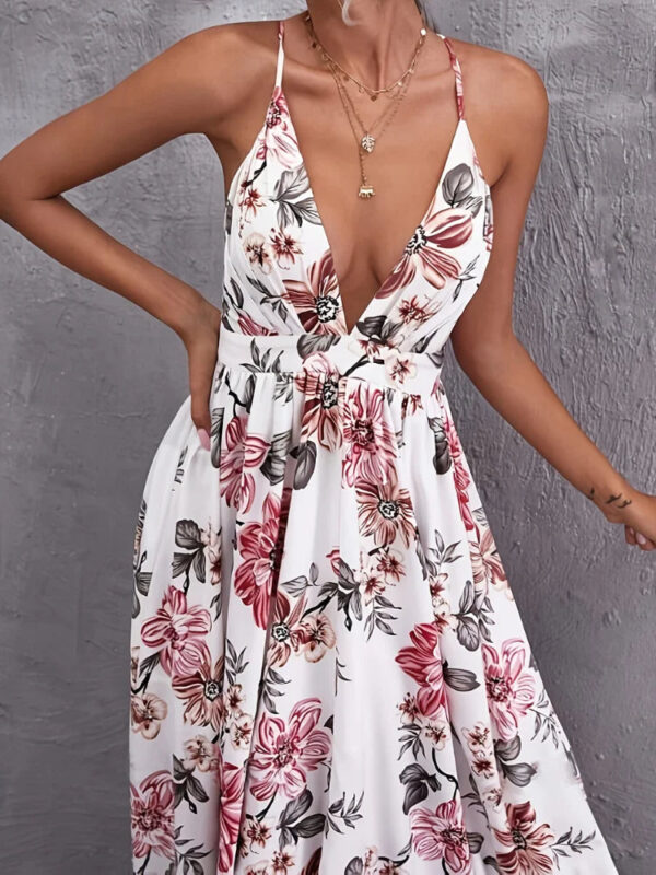 Vestido Estampa Floral Costa Nua Luiza - Imagem 5