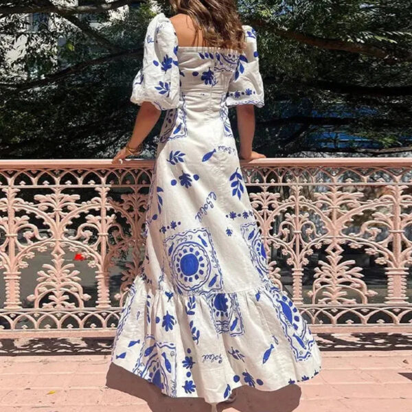 Vestido Casual Estampado Celina - Imagem 3