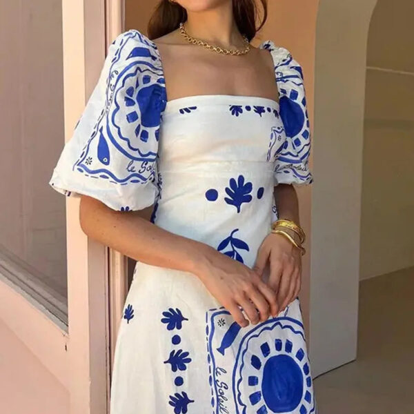 Vestido Casual Estampado Celina - Imagem 2
