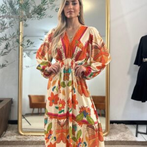 Vestido Andreia Manga Longa