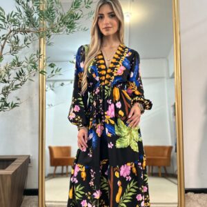 Vestido Andreia Manga Longa [EXCLUSIVO]